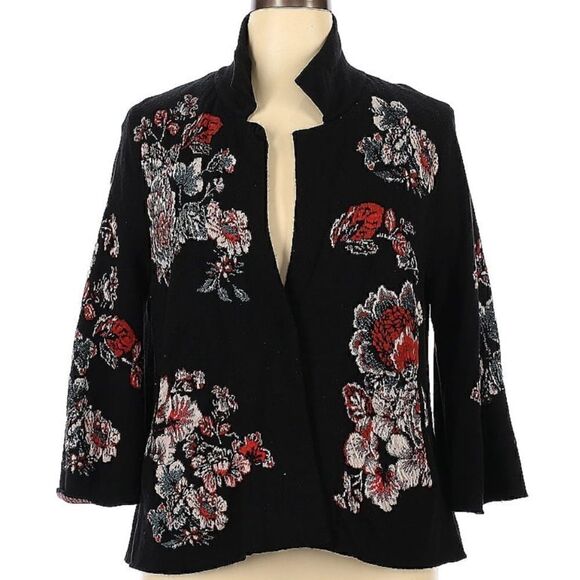 Moulinette Soeurs jacquard knit blazer - Picture 5 of 7